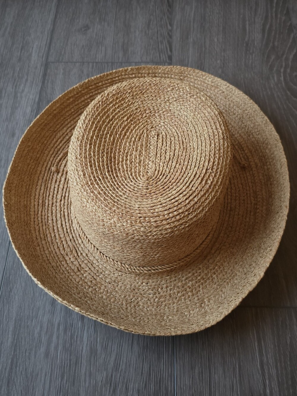 Kaminski 100% Raffia Wide Brim Sun Hat Made in Australia Natural Straw Vacation - Picture 6 of 12